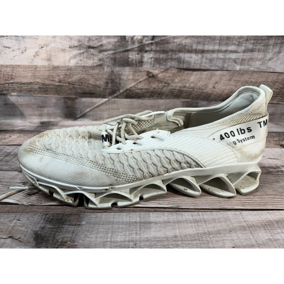 Mens White Breathable Blade Weight Lifting Shoes Size 46 US Size 12 - Picture 3 of 13